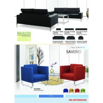 Sofa Kantor Ichiko PAVILON 1 SEATER 2 SEATER 3 SEATER OTTOMAN 1 SEATER OTTOMAN 2 SEATER OTTOMAN 3 SEATER & SAVERIO
