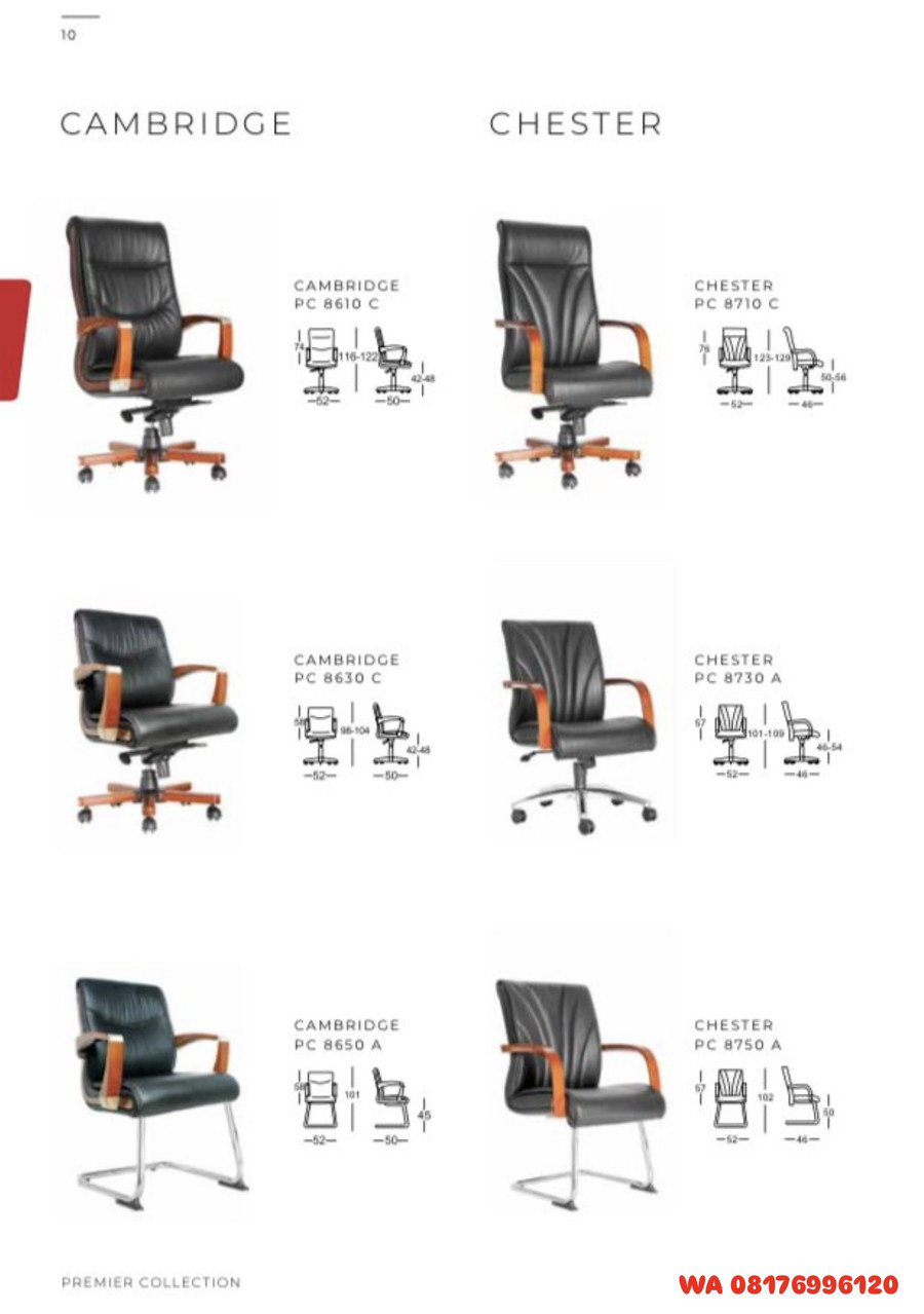 Kursi Kantor Chairman CAMBRIDGE PC 8610 LC 8610 C 8630 LC 8630 C 8650 AL 8650 L 8650 A 8650