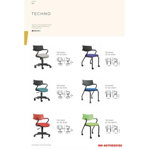 Kursi Kantor Chairman TECHNO VC 01 EXH 02 EXH 02 EXM 01 MXH 02 MXH 02 MXHJ