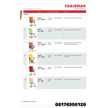 Kursi Kantor Chairman VILO TS 08701 08703 08705 08801 08803 08805