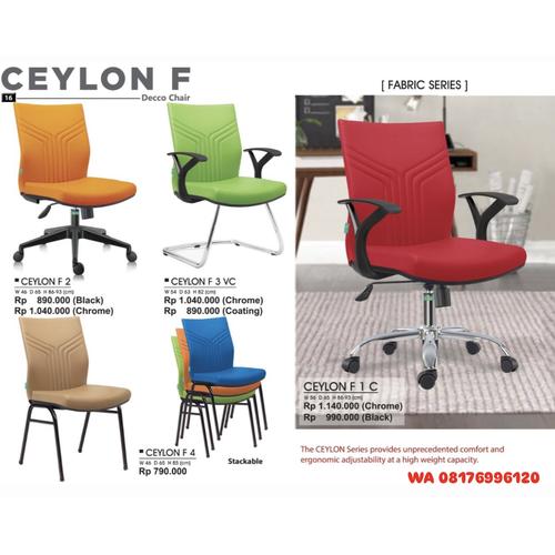 Kursi Kantor Donati Decco CEYLON F 1 C CEYLON F 2 CEYLON F 3 VC CEYLON F 4