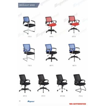 Kursi Kantor Ergotec 715 U 870 S 870 X 716 U 867 S 867 X 872 S 872 X 872 SN 772 U
