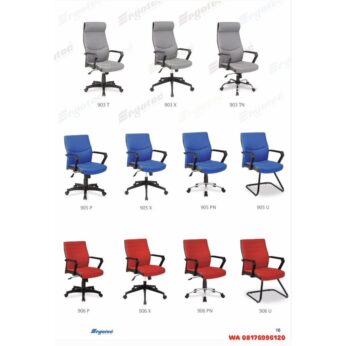 Kursi Kantor Ergotec 903 T 903 X 903 TN 905 P 905 X 905 PN 905 U 906 P 906 X 906 PN 906 U