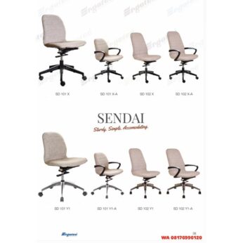 Kursi Kantor Ergotec SENDAI SD 101 X SD 101 X-A SD 102 X SD 102 X-A SD 101 Y1 SD 101 Y1-A SD 102 Y1 SD 102 Y1-A