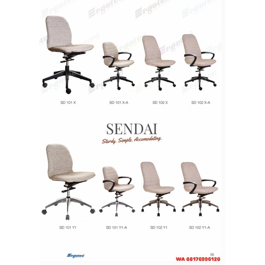 Kursi Kantor Ergotec SENDAI SD 101 X SD 101 X-A SD 102 X SD 102 X-A SD 101 Y1 SD 101 Y1-A SD 102 Y1 SD 102 Y1-A