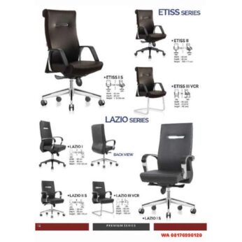 Kursi Kantor Ichiko ETISS I S II III VCR & LAZIO I I S II S III VCR