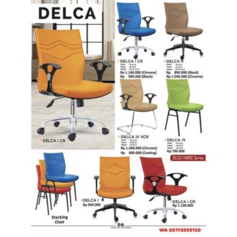 Kursi Kantor Ichiko Eco DELCA I CR DELCA Il DELCA III VCR DELCA IV DELCA I DELCA I CR