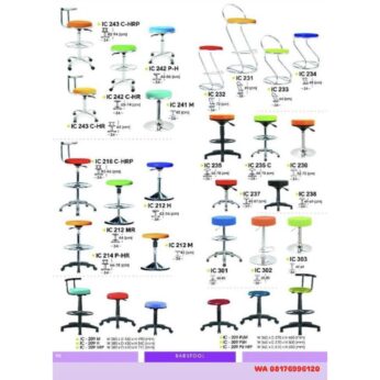 Kursi Kantor Ichiko IC 241 M 242 C-HR 242 P-H 243 C-HR 243 C-HRP, IC 231 232 233 234, 212 H 212 M 212 MR 214 P-HR 216 C-HRP, IC 235 235 C 236 237 238, IC 301 302 303, IC – 209 M 209 H 209 HRP, IC – 209 PUM 209 PUH 209 PU HRP