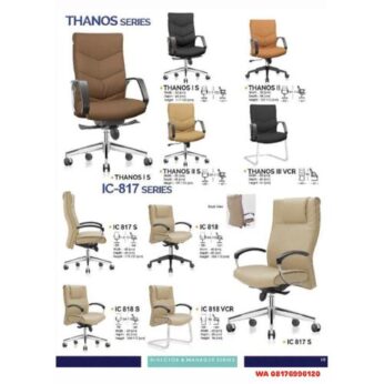 Kursi Kantor Ichiko THANOS I S II II S III VCR & IC 817 S 818 818 S 818 VCR