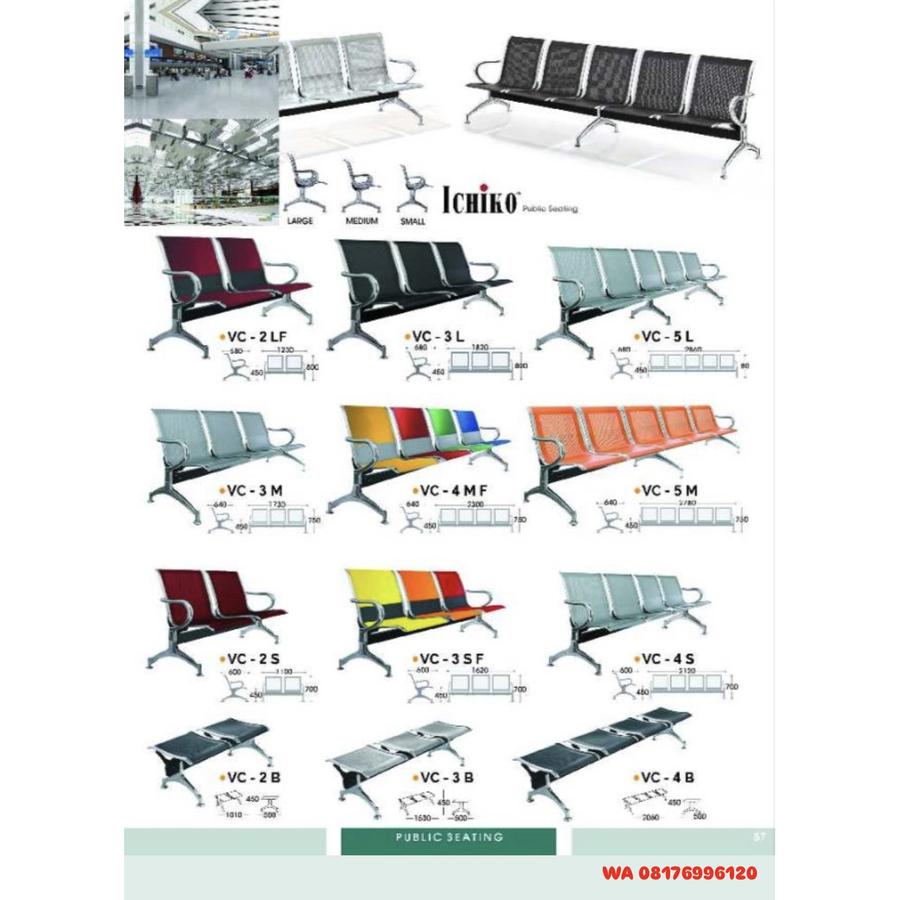 Kursi Kantor Ichiko VC - 2 B 2 S 2 LF 3 B 3 M 3 L 3 S F 4 B 4 S 4 M F 5 L 5 M