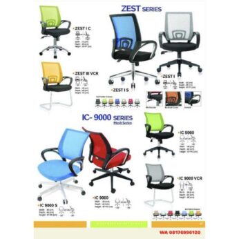 Kursi Kantor Ichiko ZEST I I S I C III VCR & IC 9000 9000 S 9000 VCR