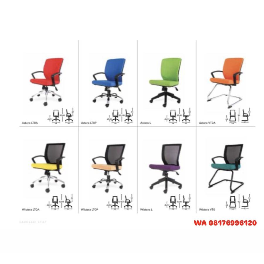 Kursi Kantor Savello Staf Wistera LT0A LT0P L VT0 & Astero LT0A LT0P L VT0A