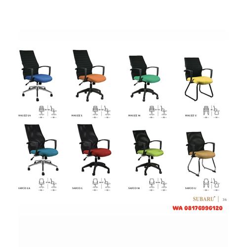 Kursi Kantor Subaru HAUZZ LA HAUZZ L HAUZZ M HAUZZ U & SAFCO LA SAFCO L SAFCO M SAFCO U
