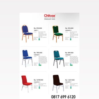 Kursi Resto Chitose TARO-S HANAKO-S CAESAR-N CAESAR-P CALISTO-N CALISTO-P