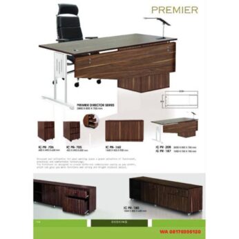 Meja Kantor Ichiko PREMIER IC PR- 705 706 160 180 187 208
