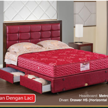 Springbed Guhdo New Prima Base Drawer HS (Horizontal Split) – Metropolis