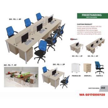 Penyekat Meja Kantor Donati DO. FG.1.2P 6P