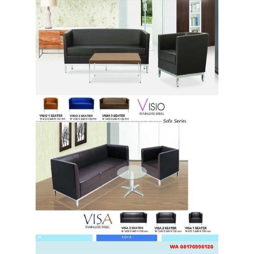Sofa Kantor Ichiko VISIO 1 SEATER 2 SEATER 3 SEATER & VISA 1 SEATER 2 SEATER 3 SEATER