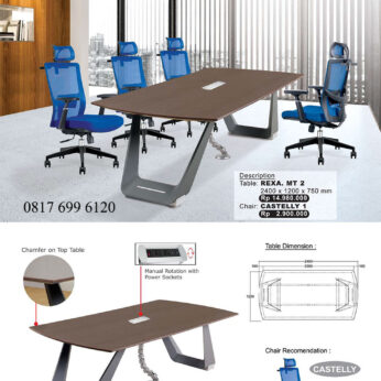 Meja Kursi Meeting Donati Ultimate Rexa.MT2